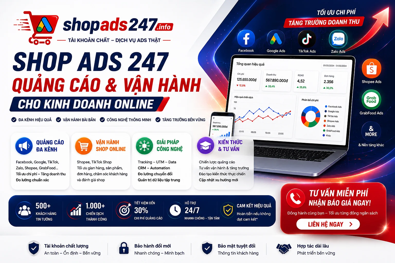 Shop Ads 247 – Quảng Cáo Đa Kênh & Vận Hành Kinh Doanh Online